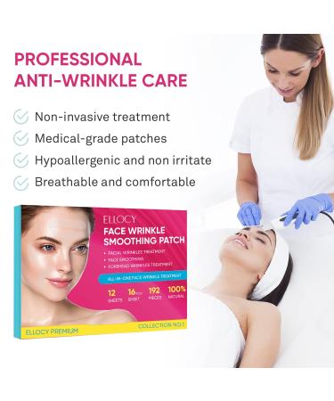 Ellocy Face Wrinkle Patches - 192PCs Forehead & Facial Tape for Anti-Wrinkles - Buy Online on GoSupps.com