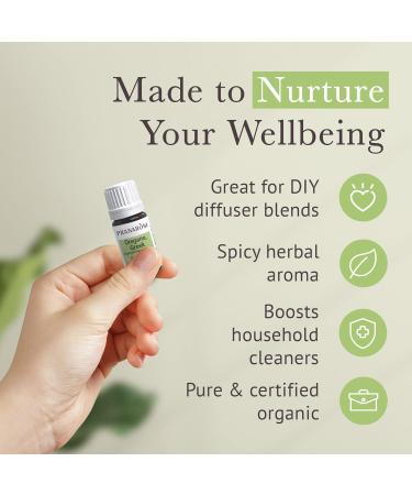 Oregano Essential Oil - 100% Pure & Natural (5ml) | Pranarom - Therapeutic Grade USDA & ECOCERT Certified Organic for Diffusing & Cleaning - Buy Online on GoSupps.com
