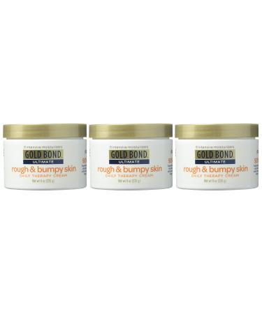 Gold Bond Ultimate Rough & Bumpy Skin Therapy Cream 8oz Jar (Pack of 3) - Unscented - Buy Online on GoSupps.com