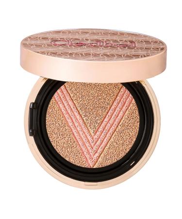 Cledbel Miracle Power Lift V Cushion SPF50+ PA+++: Main + Refill 2CT + Puff 4CT (No21 Pink Gold Beige) - Buy Online on GoSupps.com
