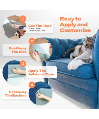 KatSupreme XL Scratch Couch Protector - Clear & Durable | 8XL Sheets - Buy Online on GoSupps.com