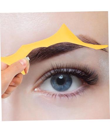 Beavorty eye brow shapers for women makeup stencil eyebrow makeup tools eyebrow stencil makeup tools and Eyebrow Stencils 1 count (Pack of 1) Yellow - Buy Online on GoSupps.com