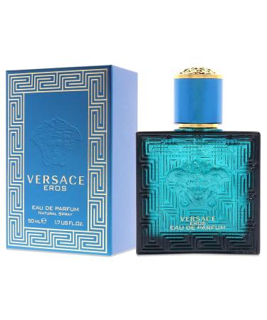 Versace Eros Eau De Parfum Spray Spray for Men 1.7 Ounce Amber Fougere 1.7 Fl Oz (Pack of 1) - Buy Online on GoSupps.com