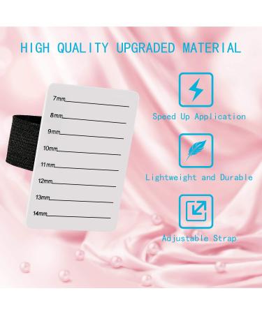 Patelai 4-Piece Eyelash Extension Holder Kit - Adjustable Lash Tray with Wrist Strap for 7-14 mm Extensions - Buy Online on GoSupps.com