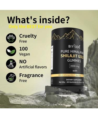 Simply vital Shilajit Erasers Pure Shilajit Himalayan Gold Erasers Fulvic Acid & 85+ Trace Elements Vegan GMO Free Individually Wrapped for Travel 60 Erasers - Buy Online on GoSupps.com