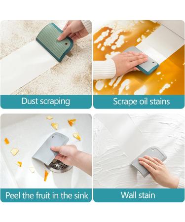 Silicone Squeegee With Hanging Hook Water For Cleaning Bathroom Shower Mirror Glass Kitchen Countertop Sink Car Windows Wiper Flexible All Purpose Waterblade Wipes Bulk (C One Size) C One Size - Buy Online on GoSupps.com