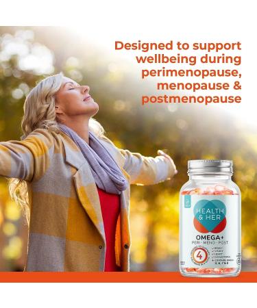 Health & Her Perimenopause Multi-Nutrient Support & Vegan Omega+ Bundle - Vital Perimenopause Support - 1 Month Supply - Buy Online on GoSupps.com