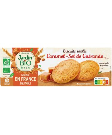 Jardin BiO tic - Gourmet shortbread Caramel Gu rande salt 150g