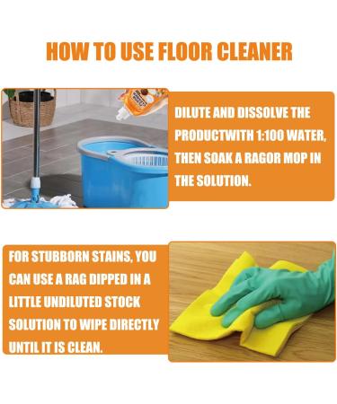 Powerful Decontamination Floor Cleaner Wood Floor Cleaning Tile Cleaner All-Purpose Concentrated Degreaser Multi-purpose Floor Cleaner Cleans Hardwood Tile & Floors Stain Free (2pc) - Buy Online on GoSupps.com