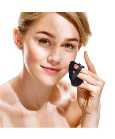 16 Pcs Soft Triangle Makeup Puff Set - Velour Body & Face Powder Puff with Strap | Contouring & Loose Powder Application | Black Makeup Sponges - Buy Online on GoSupps.com