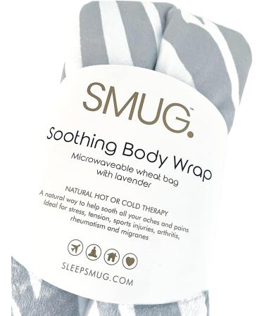 SMUG Wheat Bags Microwavable Neck & Shoulder - Hot/Cool Therapy with Lavender Oil for Pain Relief & Relaxation - Zebra Print - Buy Online on GoSupps.com