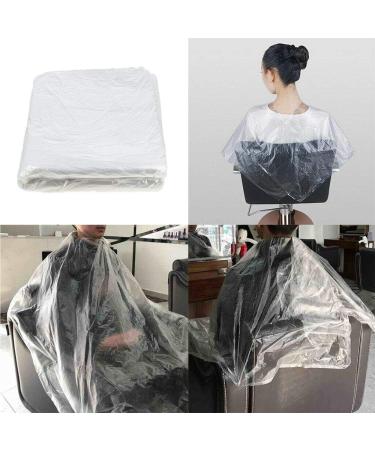 100 Pack Disposable Hair Salon Capes 51x36 inch - Waterproof Barber Cape for Kids & Adults - Ideal for Barbershop and Salon Hairdressing - Buy Online on GoSupps.com