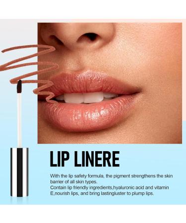 3 PCS Crayon a Levre 3 Colors Detachable Lip Liner Lip Stain Tattoo Peel Off Imperm ables & Longue Dur e pas de Bavures Naturel Nourrir Terne L vres pour L vres D finies et Repulp es Brun + brun fonc + vin rouge - Buy Online on GoSupps.com