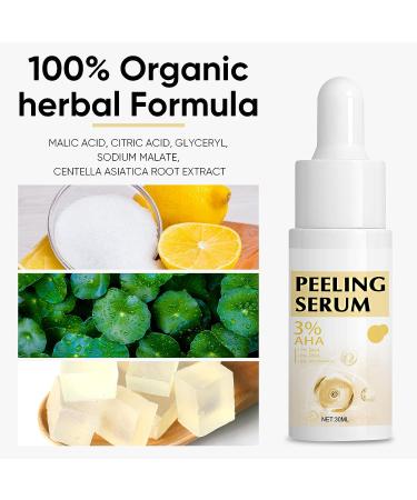 Professional Grade Chemical Peel Serum for Face - 3% AHA 40% Citric Acid - Acne Treatment, Dark Spots, Wrinkles, Fine Lines - At Home Treatment - Buy Online on GoSupps.com