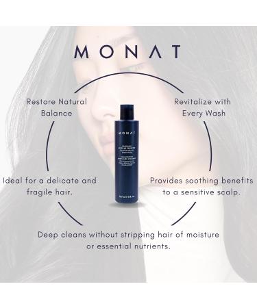 Shop MONAT Soothing Micellar Shampoo - Gentle High-Performance Cleanse for All Hair Types - Scalp Friendly - 237ml - Buy Online on GoSupps.com