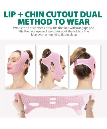 Bamugoo 2 PCS Beauty Face Chin Strap Mask for Women - Enhance Face and Chin Line - Buy Online on GoSupps.com