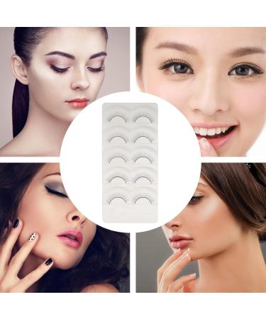 FRCOLOR 10 Pairs Fake eyelashes adhesives false eyelashes soft thick lashes handmade eye lashes artificial eyelashes reusable black eyelash lash extensions supplies extend fiber section - Buy Online on GoSupps.com