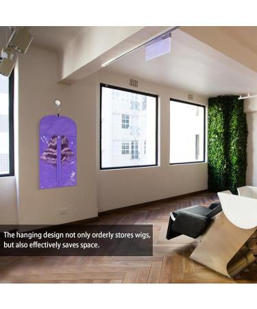 TROONZ Wig Bag with Hanger Hair Extension Storage Hairpieces Storage Holder Hair Extension Storage Bag with Hanger Wig Bag for Travel Women Hair - Buy Online on GoSupps.com