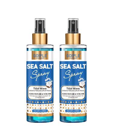 2PCS Sea Salt Spray for Natural Hair Men & Women Texture Adds Volume Instant Thickness Light Hold Beach Hair Easy Mist for All Hair Types