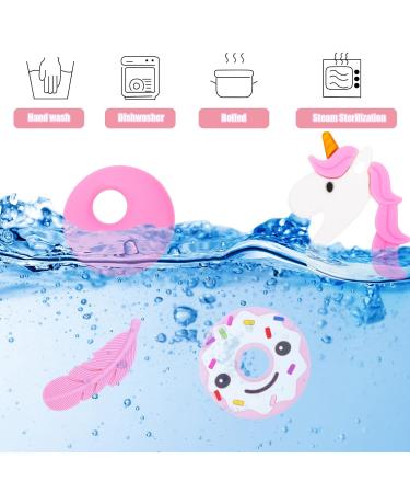 Heyu-Lotus Silicone Chew Toys for Kids | 4-Pack Teething Relief for ADHD & Autism | Safe & Durable Silicone Teethers for Boys & Girls - Buy Online on GoSupps.com