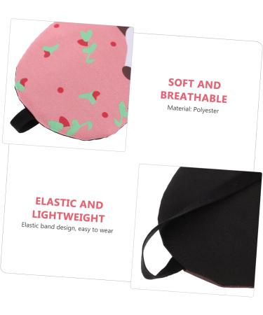 Angoily Comfy Sleep Eye Mask with Ice Cream Bag - 4-Stage Kitten Eye Flap Polyester Mask for Relaxing Nights - Buy Online on GoSupps.com