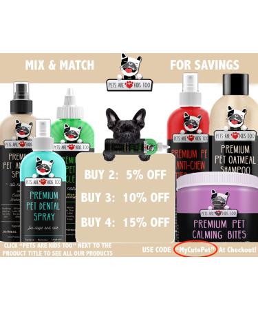 Pet Oatmeal Anti-Itch Shampoo & Conditioner - Soothes Allergies, Dry Skin & Itchiness! Smells Amazing! (1 btl) - Buy Online on GoSupps.com