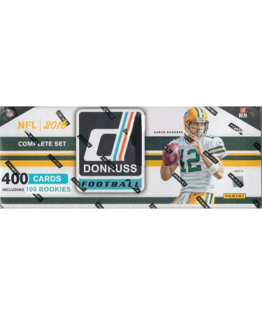 2016 Donruss NFL Football MASSIVE 400 Card Factory Set Loaded with SUPERSTARS & 100 ROOKIES Including Carson Wentz, Dak Prescott, Ezekiel Elliott & More!
