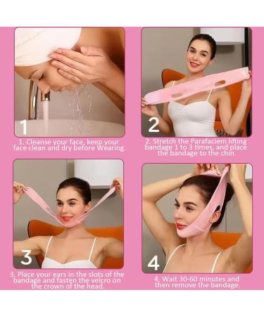 Sculpting Mask Reusable V-Line Mask Breathable V-Shaped Face Lifting Bandage Anti-Wrinkle Mask for Lifting Neck and Chin - Buy Online on GoSupps.com