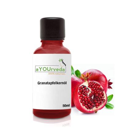 aYOUrveda aYOUrveda Premium Pomegranate Seed Oil - 50 ml - 100% Pure Premium Natural Pomegranate Oil