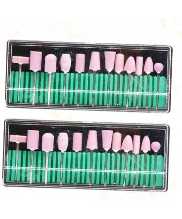 Angoily Manicure Drill Bits 2 nails drill bits kit de manicura nail drill tool nail drill bits nail grinding head set manicure nail tool Faux Nails - Buy Online on GoSupps.com