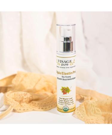 Visage Pure Triple Elastin Pro Moisturizer - Skin Firming & Elasticity Boost - USDA Organic - Physician Formulated - Buy Online on GoSupps.com