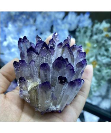 Minerals s Natural Rough Gems Amethyst Quartz Cluster Magic Wand Point Sample raw Home Decoration s Decoration (Size : 400-500g) - Buy Online on GoSupps.com