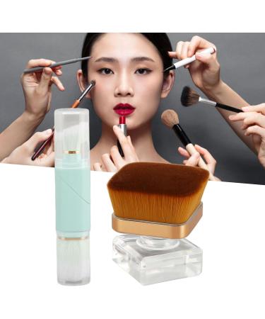 Dual End Makeup Foundation Brush with 360 Degrees Rotation Soft Hair and Portable Size for Beautiful Face - Buy Online on GoSupps.com