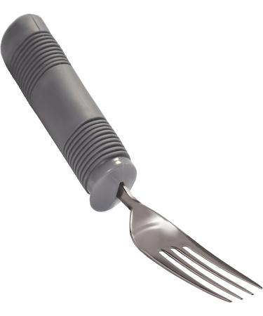 Rehabilitation Advantage Weighted Fork with Rubber Handle - Ergonomic Dining Aid for Stability and Control - Buy Online on GoSupps.com