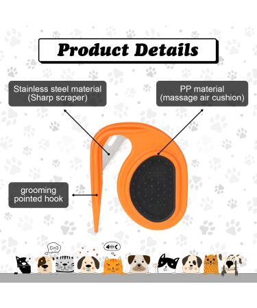 Knotting Comb for Cats 3 In 1 Massage Pet Knotting Comb Portable Dematting Comb for Dogs Pet Grooming Tools for Removing Tangled and Loose Hair - Buy Online on GoSupps.com