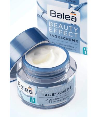 Balea Beauty Effect Day Cream Hyaluronic Acid Intensive Lifting SPF15 Vegan