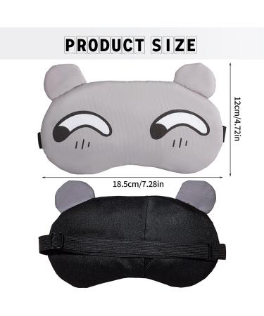 5PCS Cute Eye Masks for Sleeping | Soft Lightweight Adjustable Sleep Masks for Side Sleepers | Travel & Party Essentials for Women & Men - Buy Online on GoSupps.com
