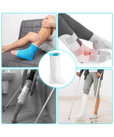 Byzesty Waterproof Leg Shower Protection - Non-Slip Cover for Adults | Keep Wounds Dry with Bandage Safety - Buy Online on GoSupps.com