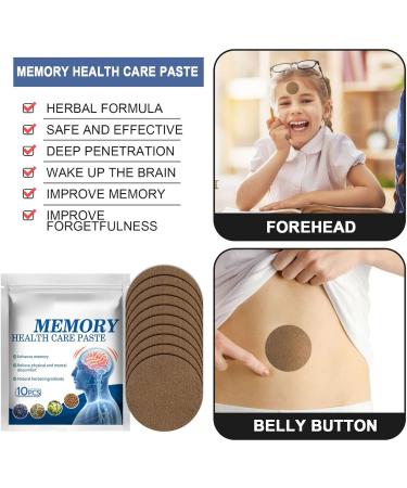 Memory Enhancement Patch Improve Focus Adhesive Increase Memory Brain Health 20pcs - Buy Online on GoSupps.com