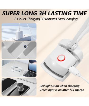Dust2oasis Heated Eyelash Curlers Rapid Heated Lash Curler Quick Natural Curling for Long Lasting with Sensing Heating Silicone Pad-4 - Buy Online on GoSupps.com