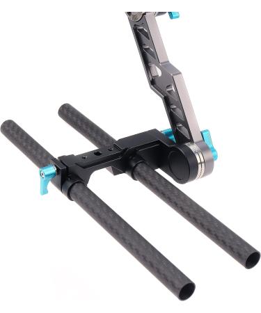 Foto4easy 6 Inch Carbon Fiber Rod for Rail Rod Support System - Pack of 2 | 19mm Rod-6 inch - Buy Online on GoSupps.com