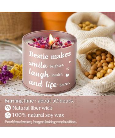 Premium Lavender Candle - Perfect Bestie Birthday Gift | Scented Best Friend Candle | 9oz Friendship Gift - Buy Online on GoSupps.com