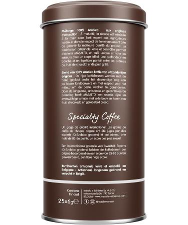  M salto M salto Lungo Coffee Capsules - 100% Arabica - Specialty Coffee - Compatible with Nespresso - Artisanal - Belgian Roast - 25 capsules - Buy Online on GoSupps.com