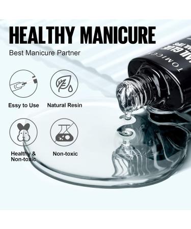 TOMICCA Nail Extension Kit - 4 In 1 Nail Glue and Base Gel with 150Pcs Short Almond Nails - Easy DIY Nail Art Acrylic Kit for Women and Girls - Buy Online on GoSupps.com