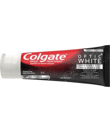 Colgate Optic White with Charcoal Toothpaste Cool Mint Paste 90 mL - Buy Online on GoSupps.com