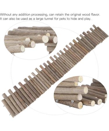 Longzhuo Hamster Wood Fence & Toys - Natural Hiding Place Molar Exercises for Small Animals - 40 cm - Buy Online on GoSupps.com