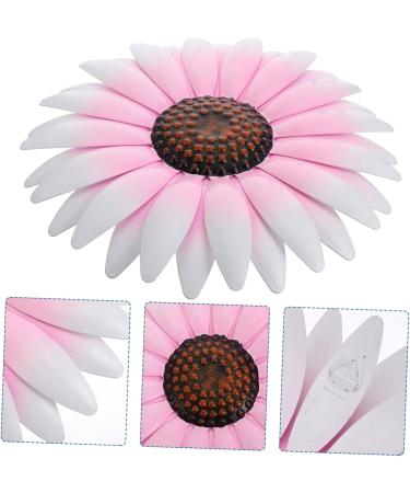 Cabilock Iron Pendant Home Decor Wall Adornment Outdoor Hanging Decor Garden Wall Art Pink - Buy Online on GoSupps.com