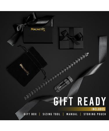 MagnetRX Ultra Strong Magnetic Anklet for Men | Titanium Magnetic Anklet (Black) - Shop Now! - Buy Online on GoSupps.com