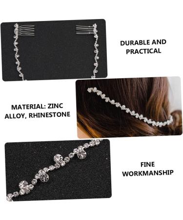 Bride Wedding Hair Accessories Wedding Decor Jewelry Headband Bridal Comb Barrette Bridal Hair Comb Rhinestone Bridal Headpiece Hair Comb Chain Rhinestones Miss The Chain Vintage - Buy Online on GoSupps.com