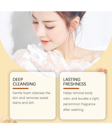  Clawrex Presimmon Set of 3 Natural Khaki Soaps for Women and Men Eliminates Body Odors Deep Cleansing Moisturizing Brightening for Face and Body 300g - Buy Online on GoSupps.com